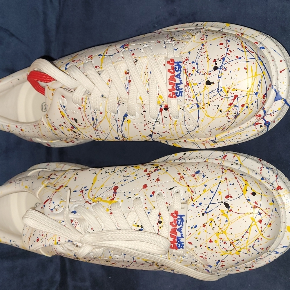 New California Swagg Splash sneakers...Multi splash size 12